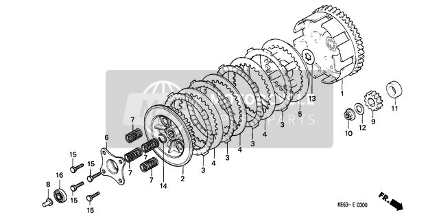 92025060250A, Bolt, Hex., 6X25, Honda, 1