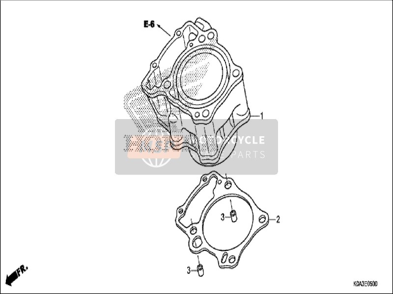 Honda CBF300NA 2019 Cilindro para un 2019 Honda CBF300NA