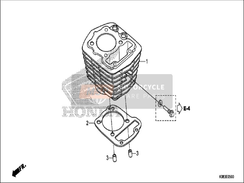 Honda CG110SH 2019 Cylinder for a 2019 Honda CG110SH