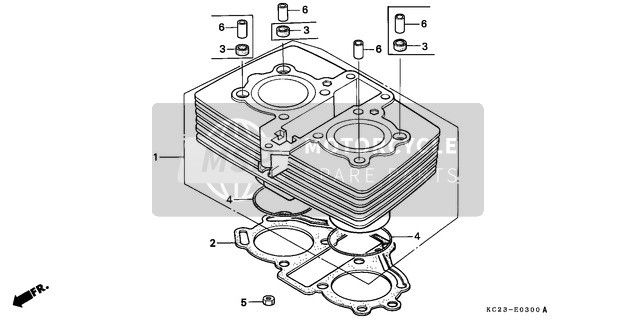 12261105690, Joint De Goujon De Cylind, Honda, 1