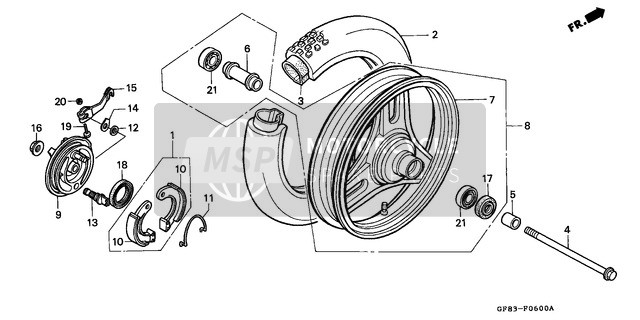 Front Wheel/ Front Brake Panel