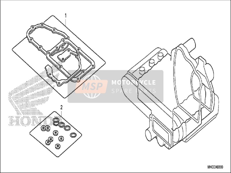 Honda GL1800B 2019 Gasket Kit B for a 2019 Honda GL1800B