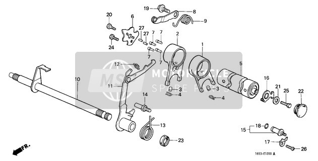 24430041010, Anschlag Kompl.,, Honda, 2