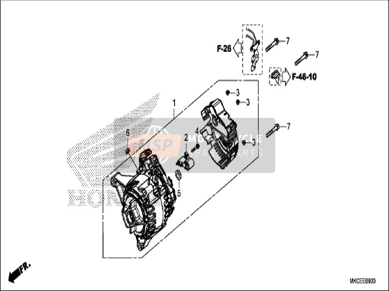 Honda GL1800 2019 Generator for a 2019 Honda GL1800