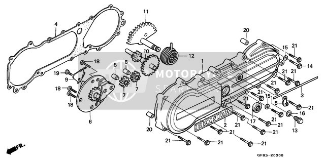 Left Crankcase Cover/ Starter