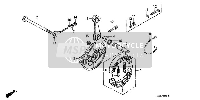 43100165A10ZB, Panel COMP*NH35M*, Honda, 1