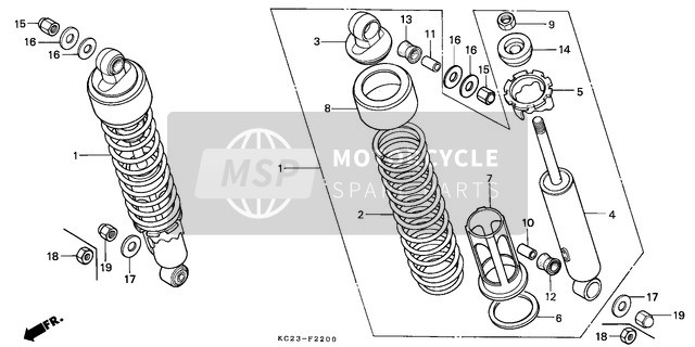 90309315000, Nut, Rr. Cushion Upper, Honda, 3