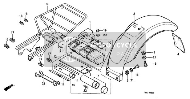 89216130690, Wrench, Spark Plug, Honda, 1