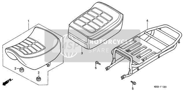 77206426000, Rubber, Seat Setting, Honda, 2