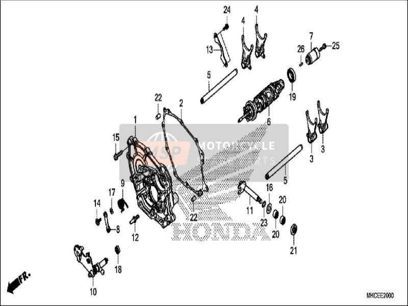 Shift Drum/Shift Fork