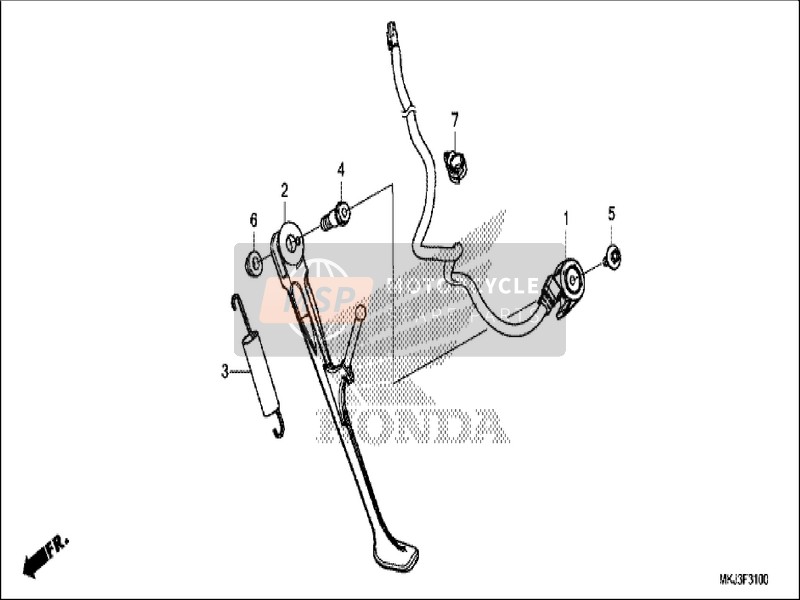 Honda CB1000RA 2019 In piedi per un 2019 Honda CB1000RA