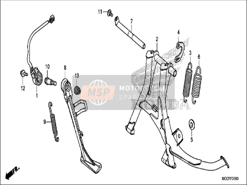 Honda CB1100NA 2019 Supporter pour un 2019 Honda CB1100NA