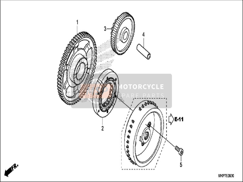 Honda CB400XA 2019 Départ Embrayage pour un 2019 Honda CB400XA