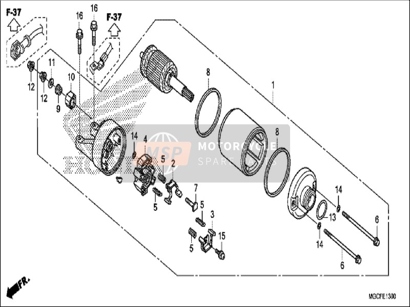 Beginnend Servomotor