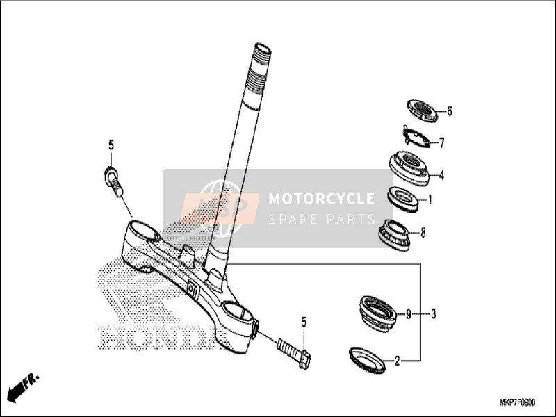 Honda CB400XA 2019 Steering Stem for a 2019 Honda CB400XA