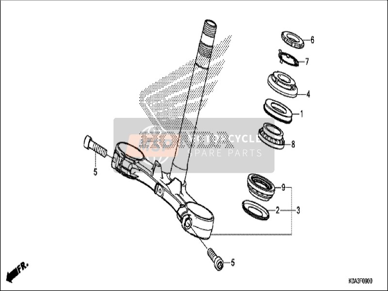 90103K94T00, Tornillo,  Casquillo 10X35, Honda, 0