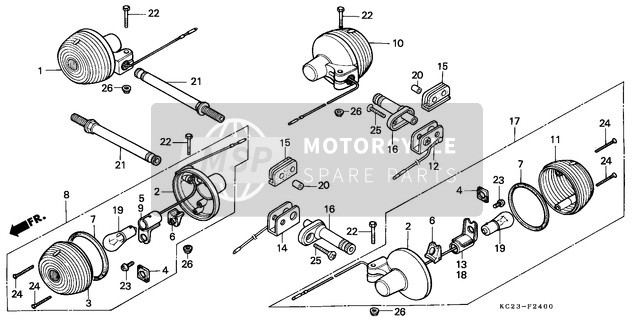 93700030250B, Schroef, Honda, 1