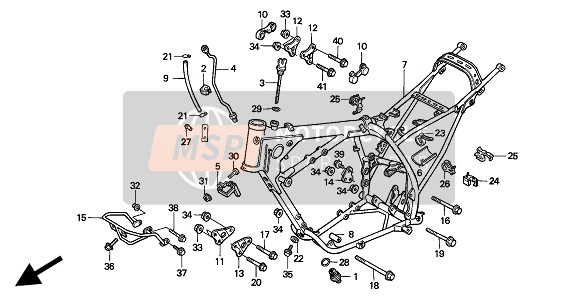 90101KZ1600, Bolt, Flange, 10X75, Honda, 0