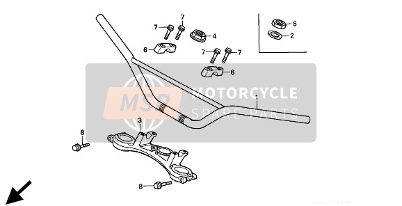 53215GF8000, Rondella Sigillo Polvere, Honda, 1