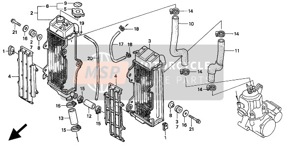 19033ML3790, Grille, Radiator, Honda, 0