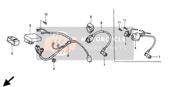 WIRE HARNESS & IGNITION COIL