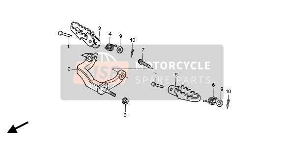 Honda XR600R 1997 STEP for a 1997 Honda XR600R