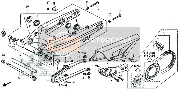 06406KZZ900, Chain Kit, Drive (520-120l) (14/40T) (Standard Link 106l), Honda, 0