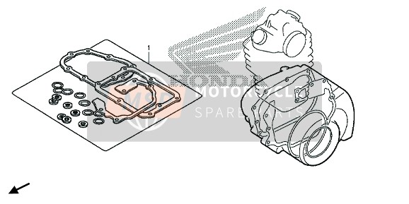 06112MENA42, Gasket Kit B (Component Parts), Honda, 0