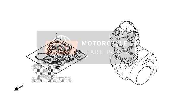 Honda CRF250R 2016 EOP-1 Kit de juntas A para un 2016 Honda CRF250R