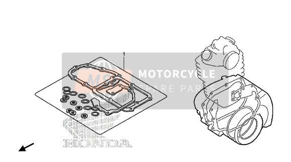 Honda CRF250R 2016 EOP-2 Gasket Kit B for a 2016 Honda CRF250R