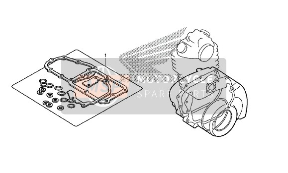 Honda CRF450R 2016 EOP-2 Kit guarnizioni B per un 2016 Honda CRF450R
