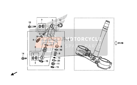 Honda CRF450R 2016 LENKUNGSDÄMPFER für ein 2016 Honda CRF450R