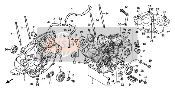 91002KSE671, Bearing, Special Roller(Ntn), Honda, 4