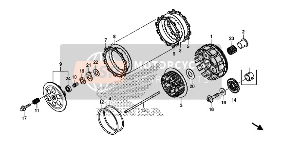 23121MKEA00, Gear, Primary Drive (28T), Honda, 0