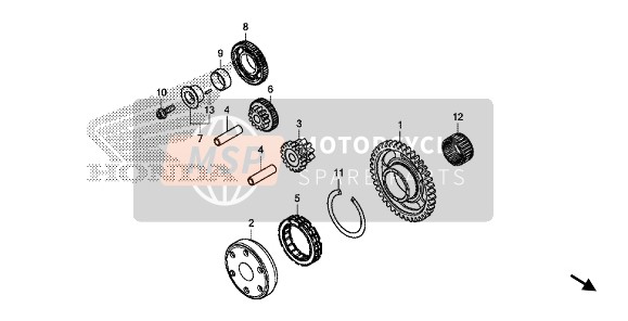 90034MCH000, Bolt, Flange Socket, 6X18, Honda, 3