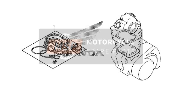 Honda CRF450R 2018 EOP-1 Gasket Kit A for a 2018 Honda CRF450R