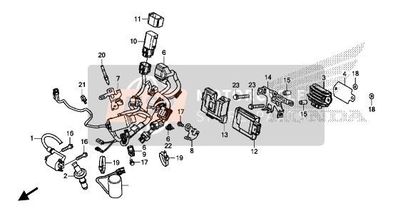 50124MKEA00, Bracket, Ecu, Honda, 2