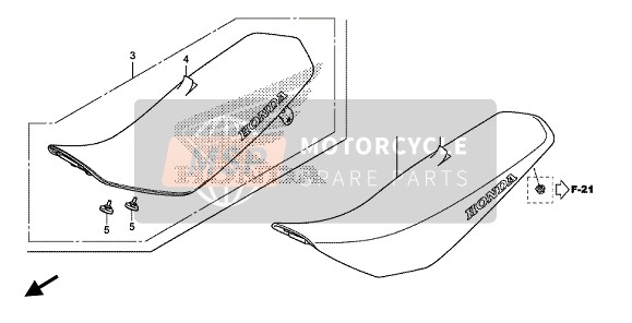 Honda CRF125FB 2019 SEAT for a 2019 Honda CRF125FB