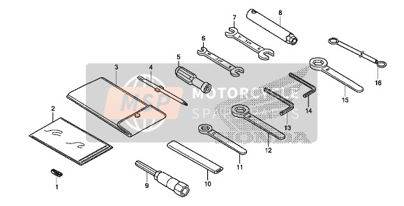 Honda CRF250LA 2019 Outils pour un 2019 Honda CRF250LA