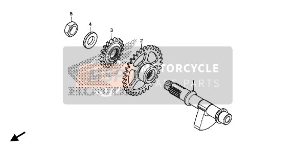 Honda CRF250R 2019 BALANCER for a 2019 Honda CRF250R