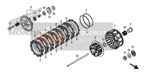 90022MAT000, BOLT-WASHER, 6X32, Honda, 1