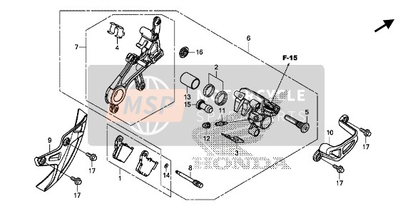 06435MKEAA1, Pad Set, Rr., Honda, 0
