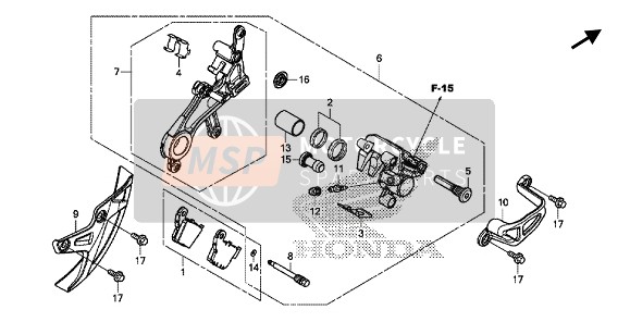 43330MKEAA0, Cover, Rr. Disk, Honda, 0