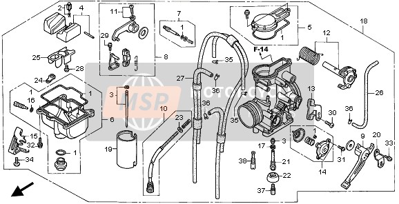 99103MAG0600, Leerlaufduese, #60, Honda, 1