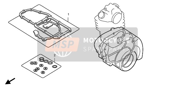 06115MBN670, Gasket Sheet Kit B (Component Parts), Honda, 0