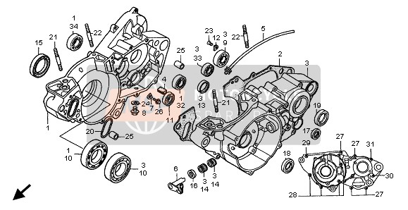 91004KZ3L11, Cojinete,  Bolas Radial 69, Honda, 0