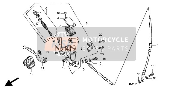 FR. BRAKE MASTER CYLINDER