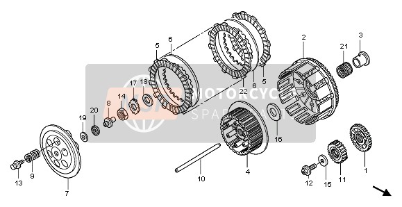 90421HA2010, Washer, Thrust, 23X48, Honda, 1