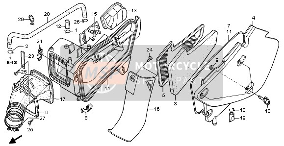 Honda XR650R 2002 LUFTFILTER für ein 2002 Honda XR650R