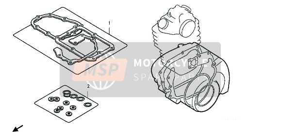 06116MEY771, Washer O-RING Kit B (Component Parts), Honda, 0